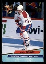1992-93 Ultra #101 Benoit Brunet Montreal Canadiens