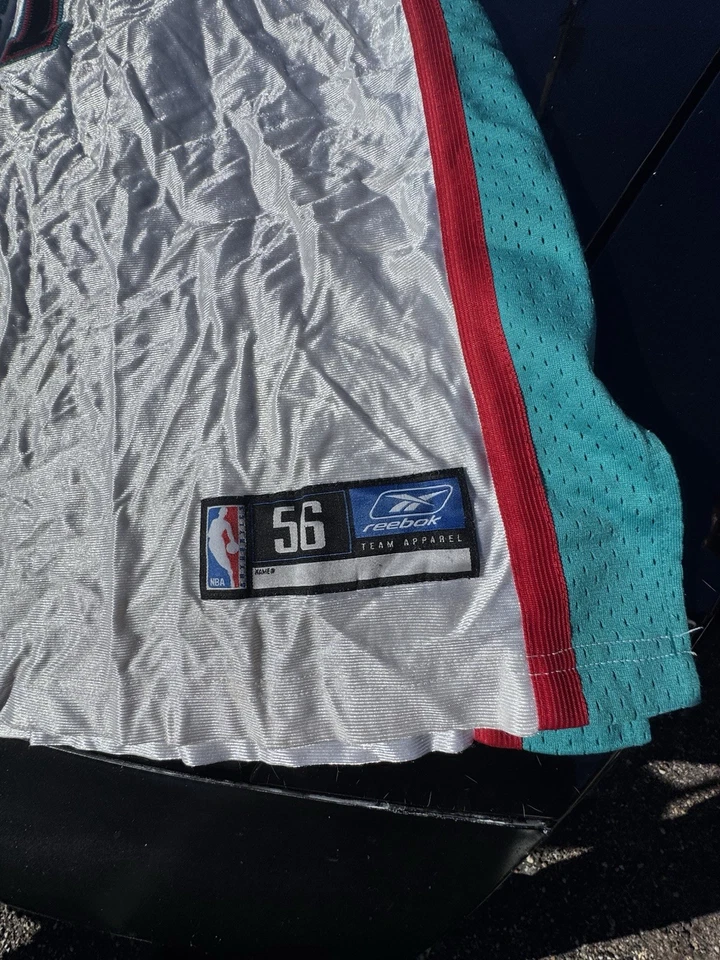 Vintage 2001 Reebok Shane Battier Memphis Grizzlies Authentic NBA Team JERSEY 56 - Image 2 of 4