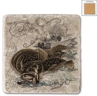 Wicked Fuke Single Natural Stone Coasters Wicked Fuke Single Natural Stone Coasters