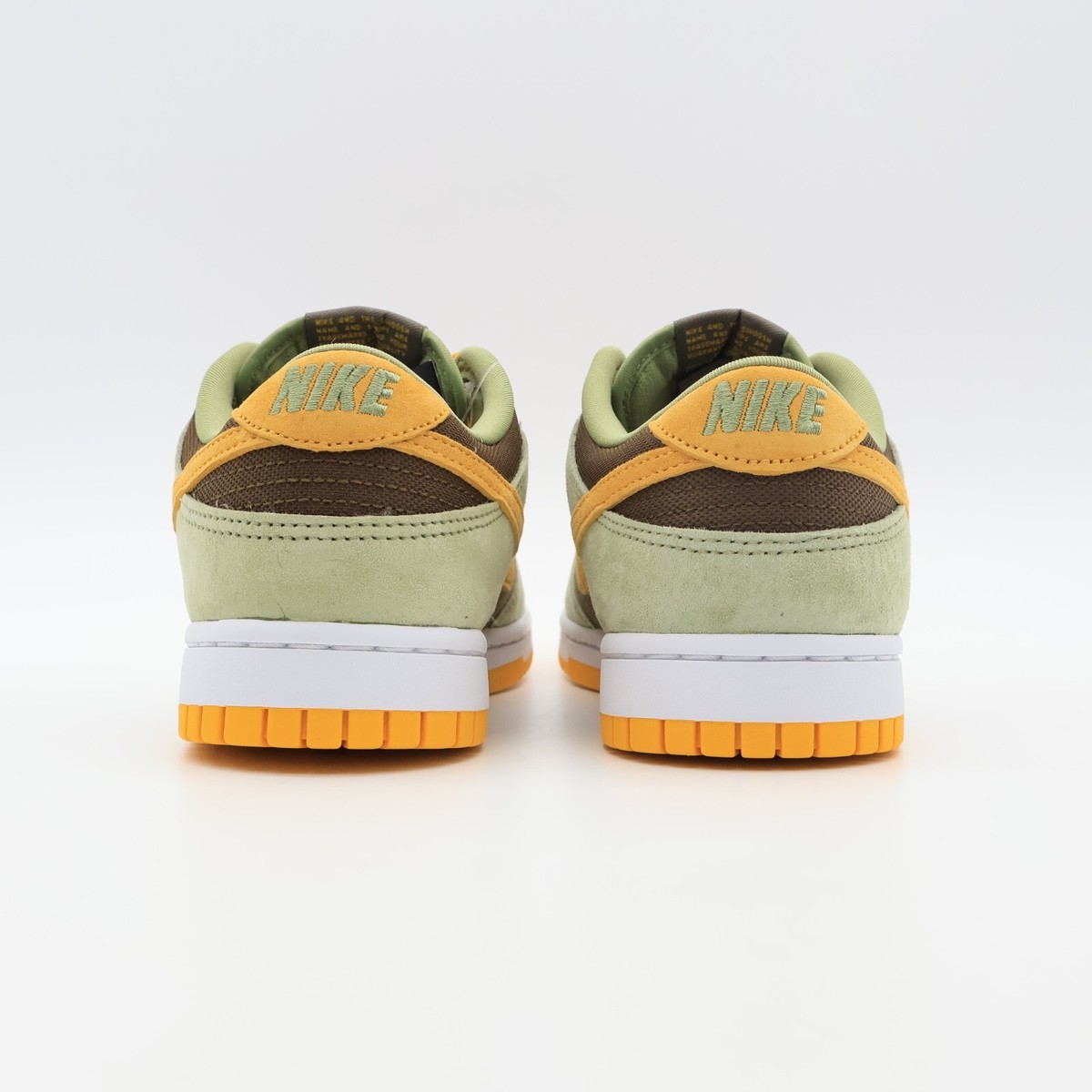 DH5360-300 Nike Dunk Low Dusty Olive Green Pro Gold Khaki Yellow
