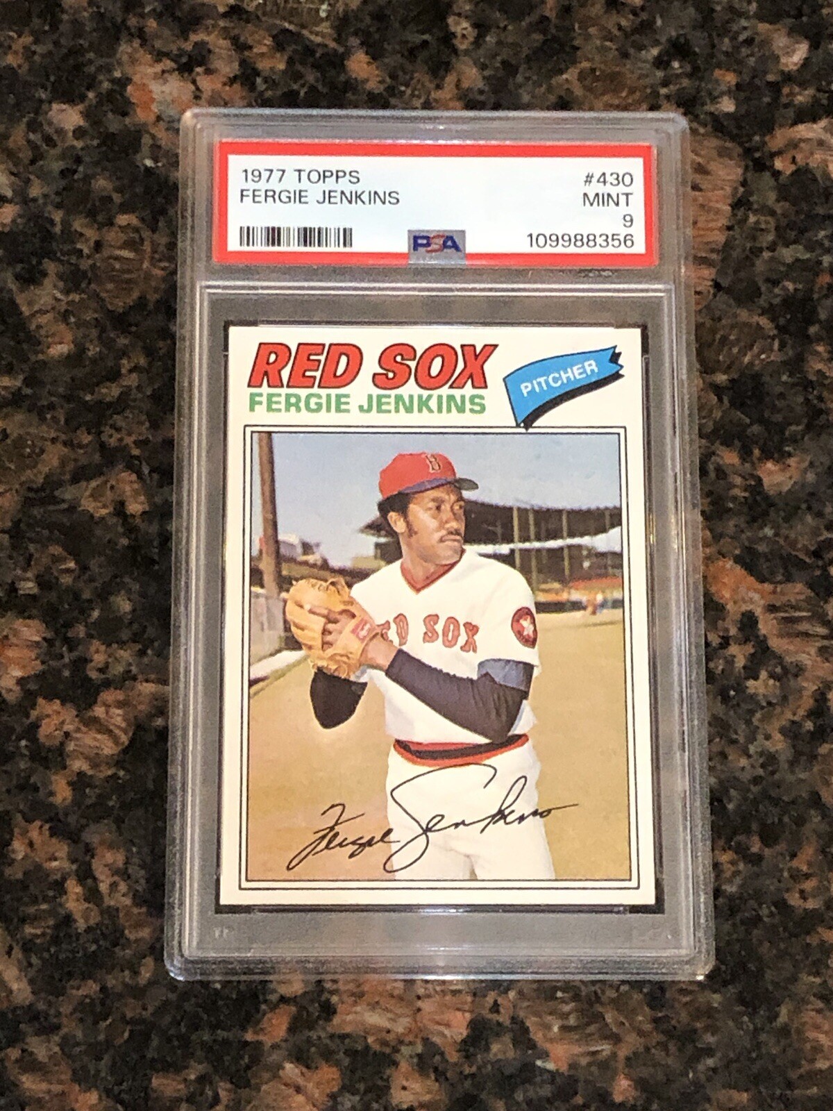 1977 Topps Fergie Jenkins #430 Baseball Card PSA 9
