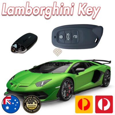 For Lamborghini Aventador SVJ SV Silicone Remote Key Cover Case V12