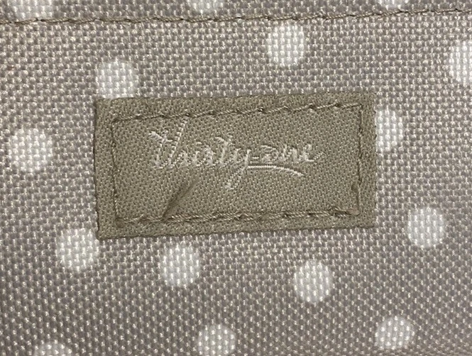 Thirty-One Wall Together Pinboard in Taupe Dancing Dots EUC Monogrammed Madilyn - Image 3 of 3