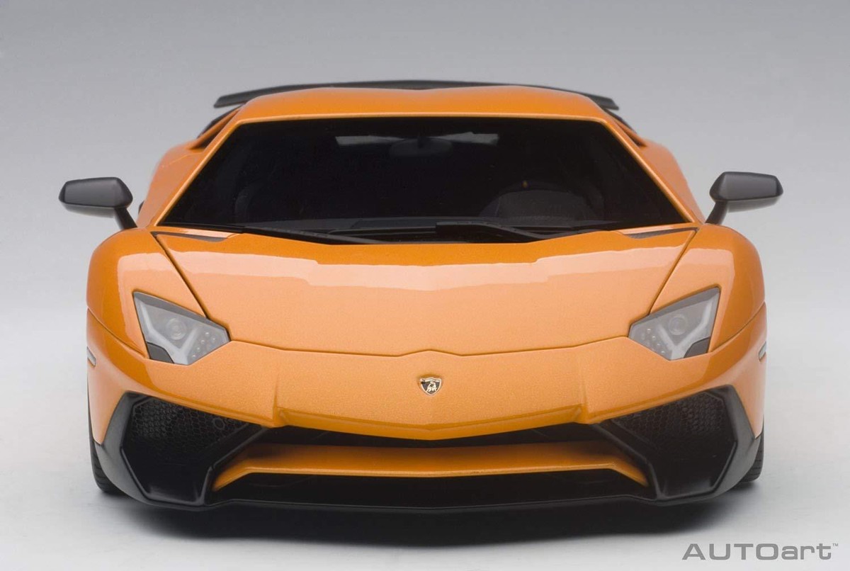 LAMBORGHINI AVENTADOR SV LP750-4 ARANCIO ATLAS ORANGE 1:18 by