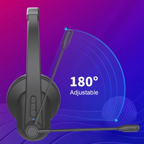 Bluetooth-Headset mit Mikrofon Drahtlose Kopfhörer für Telefon Trucker Fahrer - Bild 8 von 10