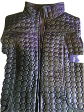 Indigo Womens Dark Purple Large Quilted Vest