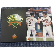 1995 Cal Ripken Balt Orioles Official Commemorative Book  and Orioles Magazine