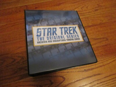 Star Trek The Original Series Archives and Inscriptions ALBUM / BINDER TOS
