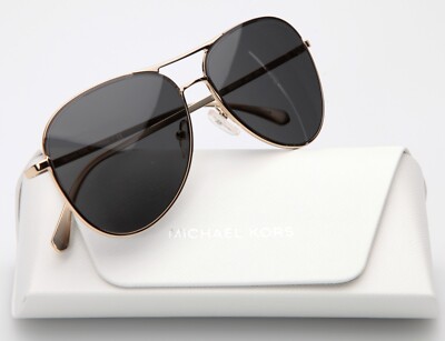 NEW MICHAEL KORS MK 1089 Kona 101487 3N Light Gold SUNGLASSES 59