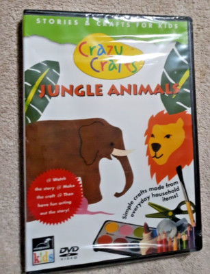 Crazy Crafts - Jungle Animals (DVD, 2004) *NEW* *FREE