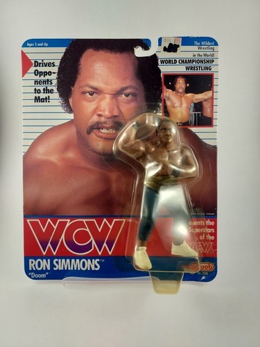 WCW 1990 RON SIMMONS USA Figure Galoob DOOM WWE WW...