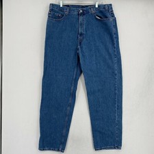 Vintage Levi's 550 Relaxed Fit Jeans Mens Size 38x32 Tapered Dad Blue TAG 40x32
