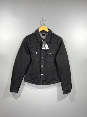 ジャケット・アウター nudie jeans coating denim jacket black Nudie Jeans Black Denim Jerry Jacket Nudie Jeans Co