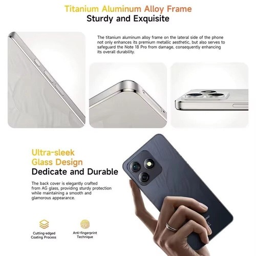 Ulefone Note 18 Pro Smartphone 12GB+256GB 64MP+50MP Rear Camera IR Blaster 6.78" - 第 6/20 張圖片
