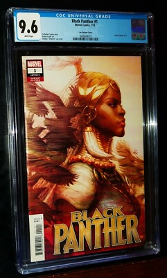 BLACK PANTHER #1 Lau Variant Cover 2018 Marvel Comics CGC 9.6 Near Mint + *