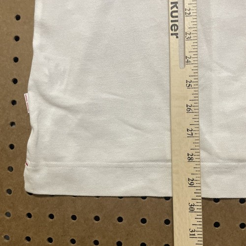 Orlebar Brown Button Up Shirt Mens Large White SS Slim Knit Cotton Portugal - Picture 8 of 8