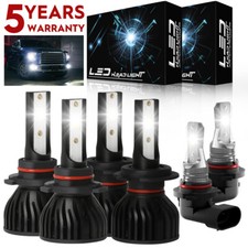 For Subaru Outback 2005-2009 Combo LED Headlight Bulbs High/Low Fog Light P4C