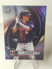 2022 Bowman Platinum Jose Miranda #58 Rookie Card RC Minnesota Twins. rookie card picture