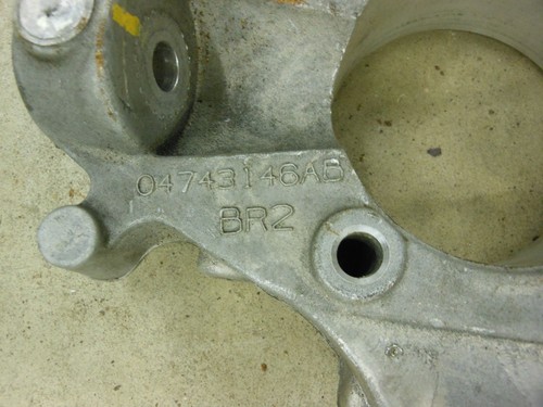 2004 2008 Chrysler Pacifica FRONT RIGHT KNUCKLE 4743144AB 4743146AB 07 06 05 04 - Picture 3 of 3