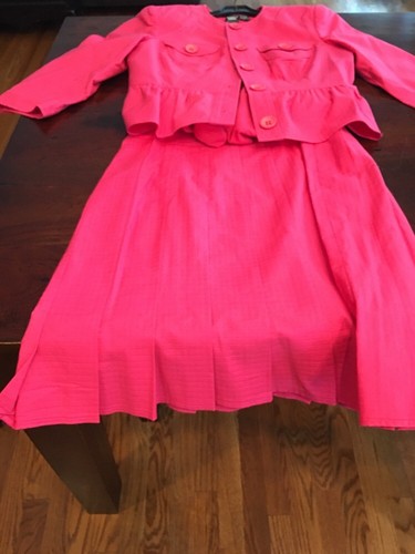 Tuta gonna 3 pezzi Worth rosa taglia small/14 - Foto 4 di 5