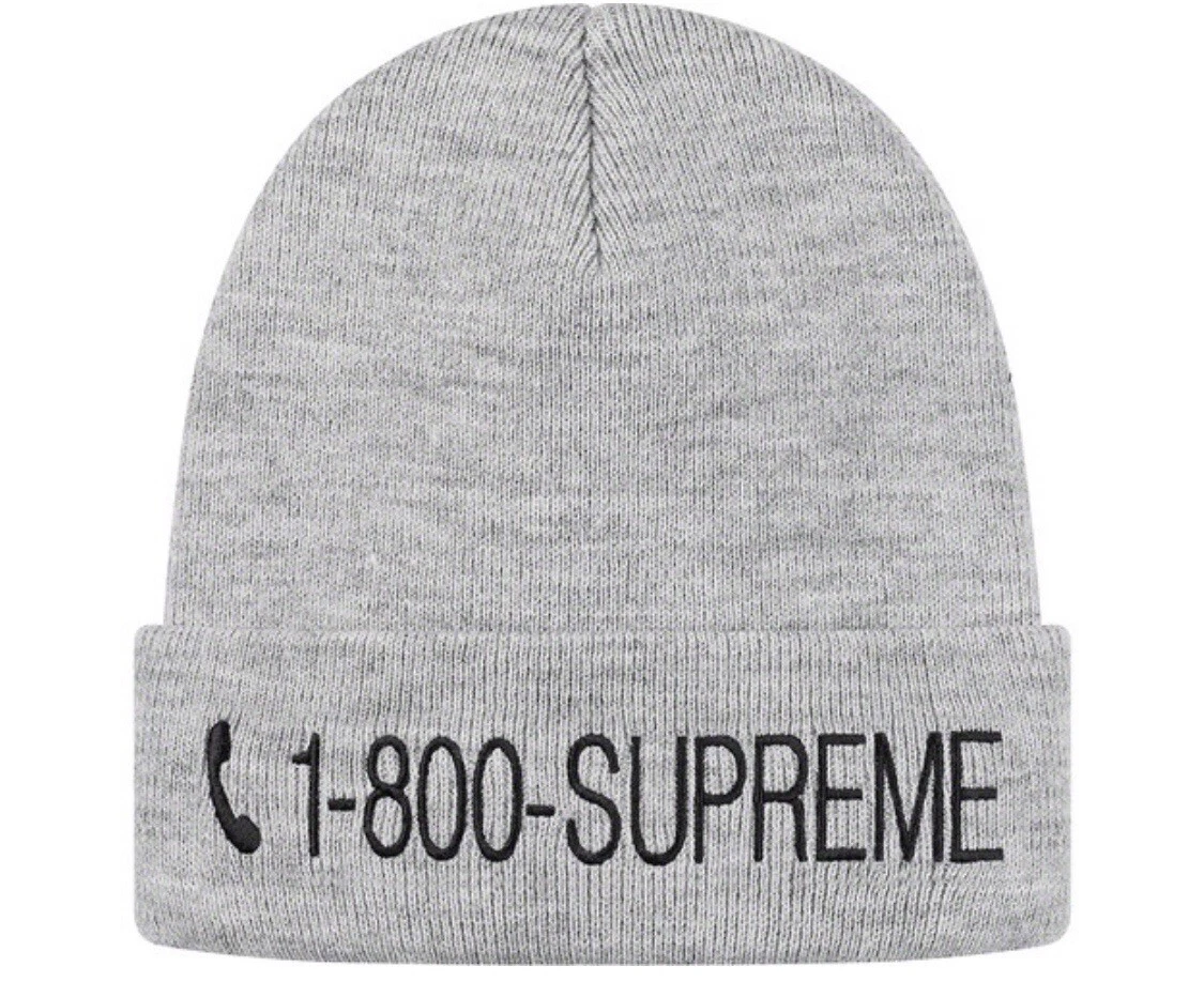 Supreme 1 800 Beanie Heather gris