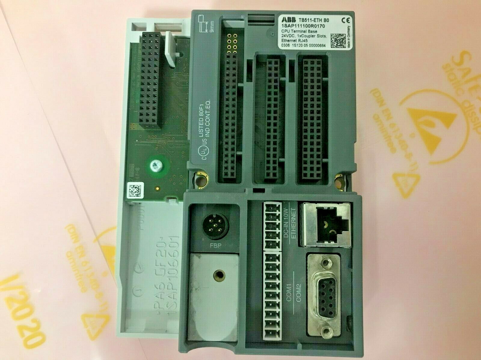 1SAP111100R0170 , ABB CPU TERMINAL BASE , Fast Shipping
