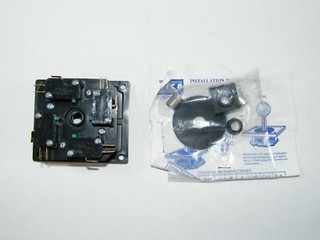 ARCADE GAME CONTROLLER BASE UNIT W/ EXTRA SHOWN, NO BALL OR CONICAL HANDLE