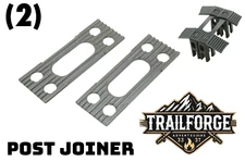 Trailforge 1/18 Scale RC Crawler Course Add-On Modules: 2x Vertical Post Joiner