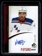 2020-21 SP Authentic Future Watch Retro K'Andre Miller RC Auto /399 New York