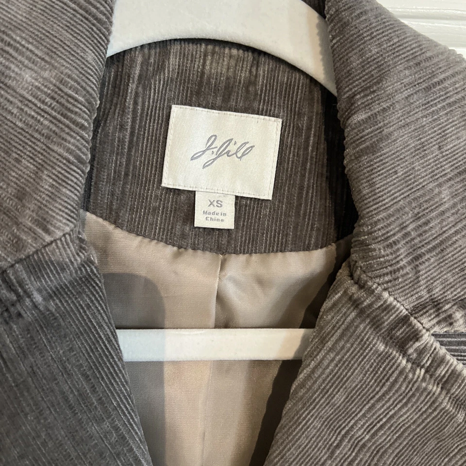 Jaqueta J Jill de veludo feminina grande Y2K vintage boêmia - Imagem 3 de 4