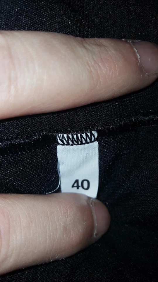 Womens Swim Skirt Bottom Size 40 XL X Large XXL 2XL 1X Black White Floral - Image 2 of 3