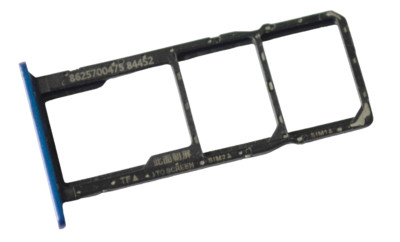 OEM HUAWEI HONOR 8S KSA-LX3 REPLACEMENT BLUE MICRO SD DUAL SIM CARD TRAY