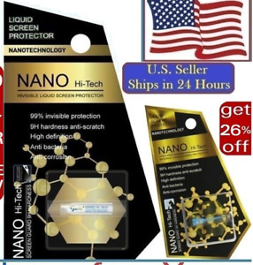 3x Nano Invisible Liquid Glass Screen Protector iPhone Samsung All Touchscreen