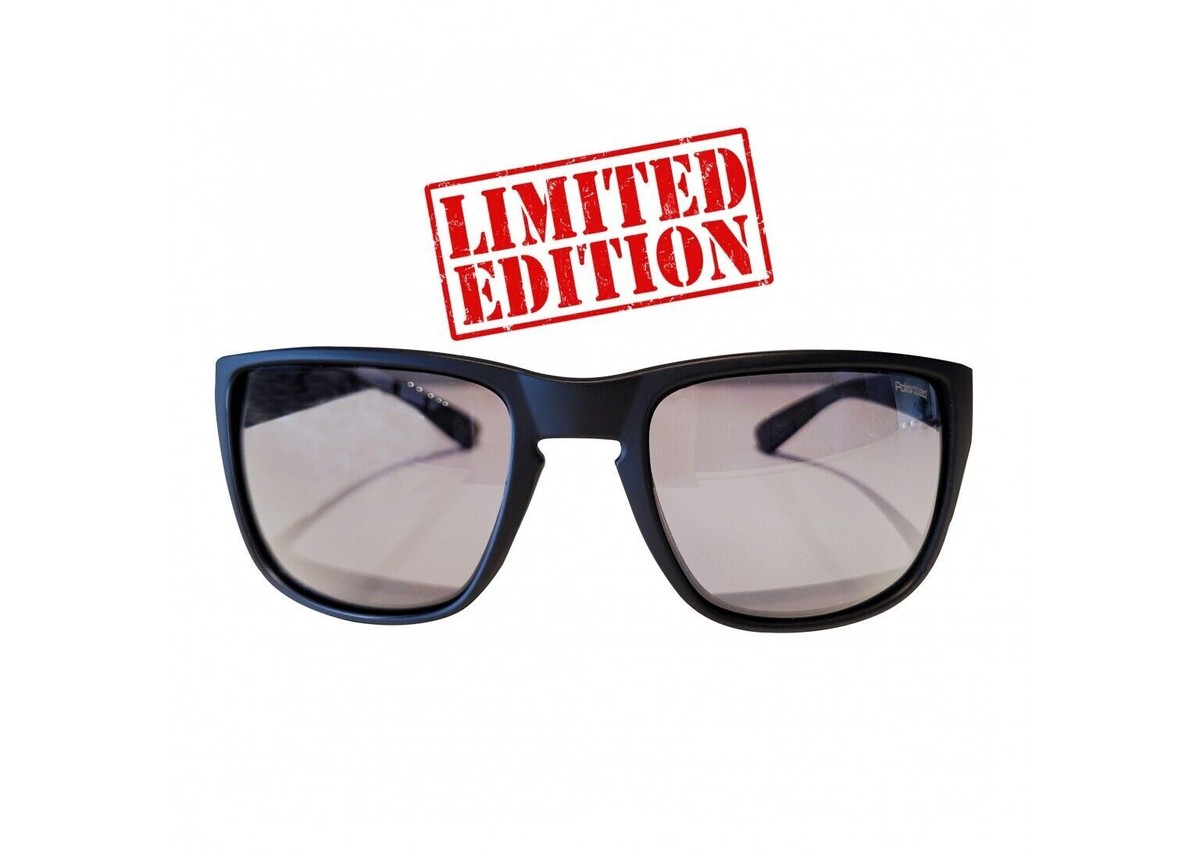 OCCHIALI OCCHIALE DA SOLE NERO MATT LENTE POLARIZZATA ETHEN