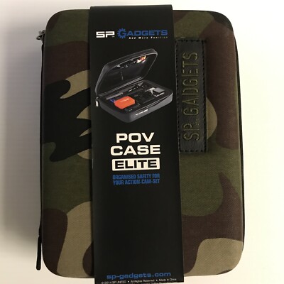 SP Gadgets POV Go Pro Camera Case Organize Safety For Your Action Cam Set  -NIB