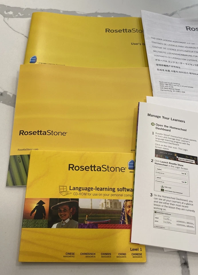 Rosetta Stone Chinese Mandarin Level 1 Software/CD Language Course Used - Image 2 of 3