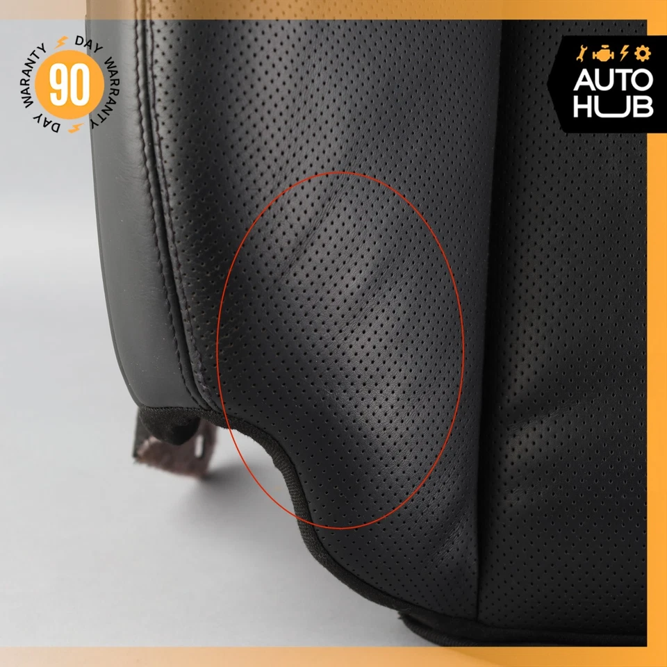 07-14 Mercedes W216 CL550 Front Right Side Top Upper Seat Cushion Black OEM - Image 4 of 4