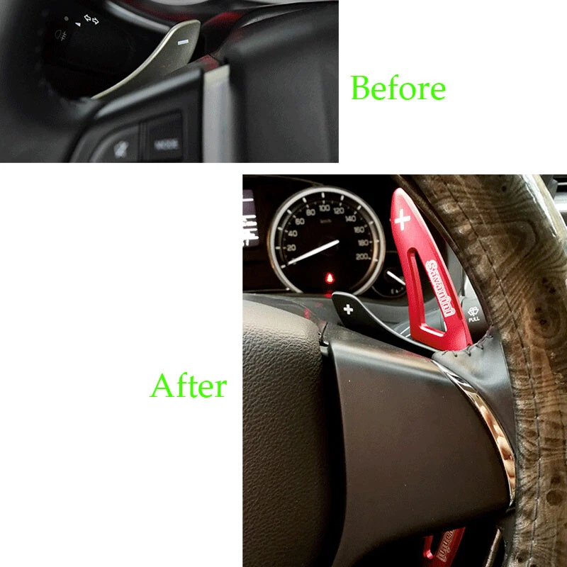 Steering Wheel Shift Paddle Extension Paddle Shifters Cover For Suzuki S-Cross Foto 2 de 4