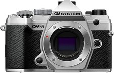 New OM SYSTEM OM-5 Mirrorless Digital Camera SILVER Body / No Lens 20.4MP New