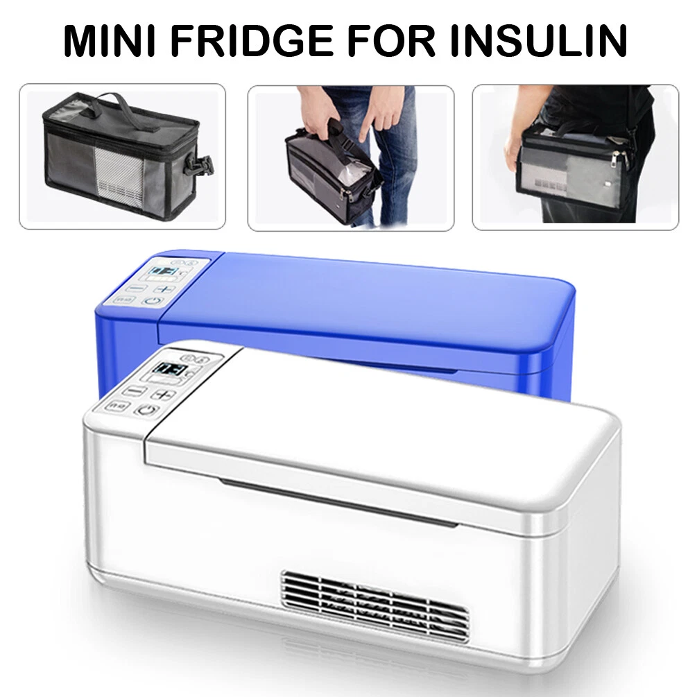 Rechargeable Mini Car Fridge Medical Cooler Box Diabetic Insulin