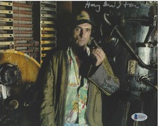 HARRY DEAN STANTON SIGNED AUTHENTIC 'ALIEN' 8X10 PHOTO ACTOR BECKETT COA BAS