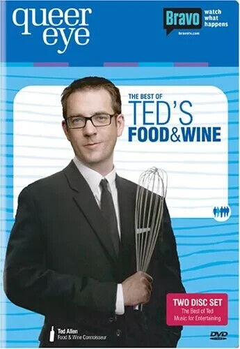 Queer Eye For the Straight Guy - The Best of Ted's Food & Wine (DVD) Brand New! - Imagen 1 de 1