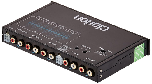 Car 7-Band Graphic Equalizer Audio Pre Amp High Level Speaker USA US NEW . - Picture 3 of 12