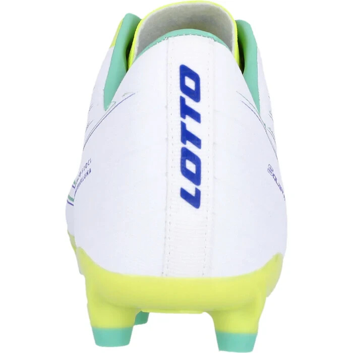 Scarpe tacchetti calcio uomo Lotto Solista 700 VIII FG bianco Sunny Lime taglia 11 5 nuove con scatola