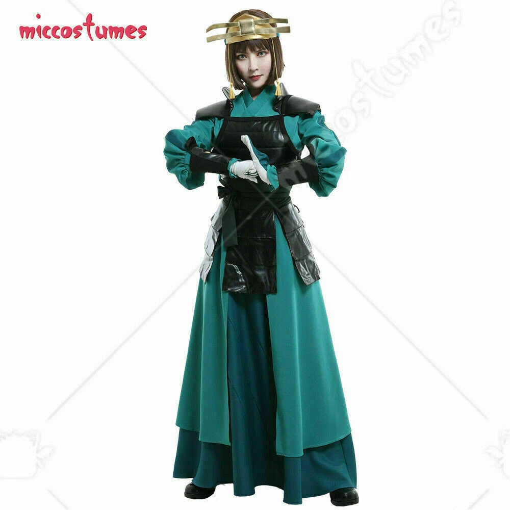 Suki Women Kyoshi Warrior Outfit Suit Cosplay Costume Custom Made