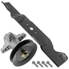 Caltric 918-05137 942-0677B Spindle Blade For Cub Cadet MTD Troy-Bilt Toro Stens