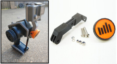 GoPro Action Cam Mount Upgrade for Spektrum DX5 Rugged RC Transmitter