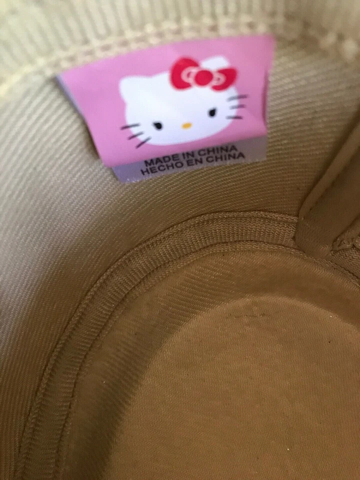 Шляпа-ведро Hello Kitty золотистая блестящая для детей - Изображение 4 из 4