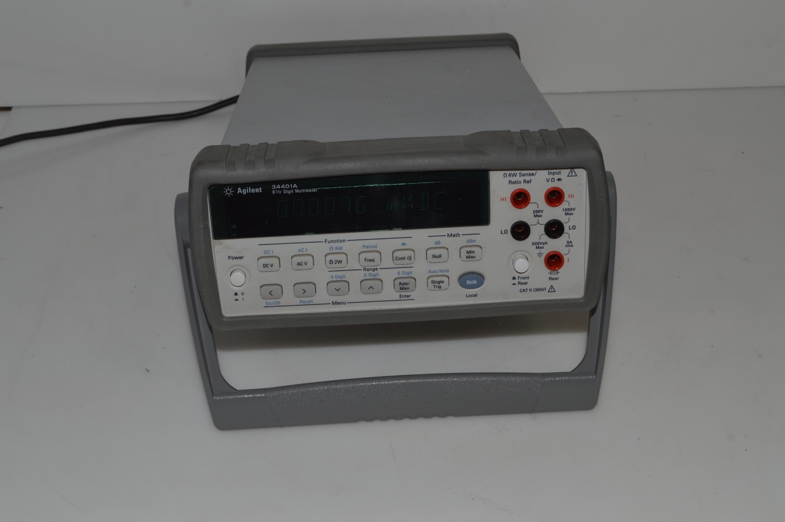 AGILENT / HP HEWLETT PACKARD 34401A DIGITAL MULTIMETER 6.5 DIGIT (GTN93