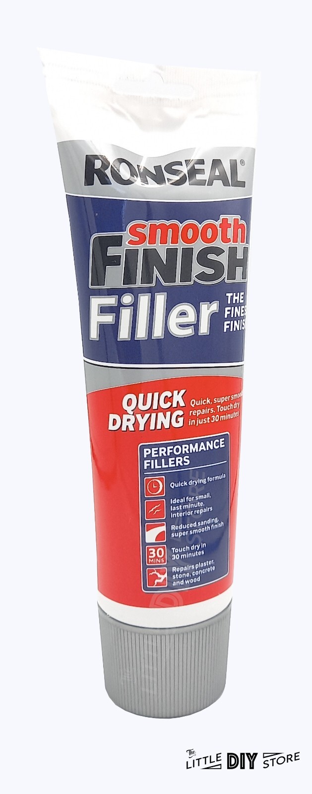 Smooth Filler Plaster Repair Walls Ceiling Holes & Cracks Ronseal Tube 330g